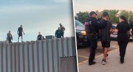 Policías evitan que hombre se lance desde techo de central de autobuses en Hermosillo