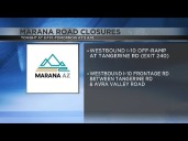 Marana residents advised of road closures starting tonight