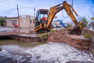 La lluvia abre siete socavones en Juárez; el más grave, sobre la Clouthier