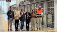 Sheinbaum inicia recorrido de prueba del Tren México-Toluca de Santa Fe a Observatorio
