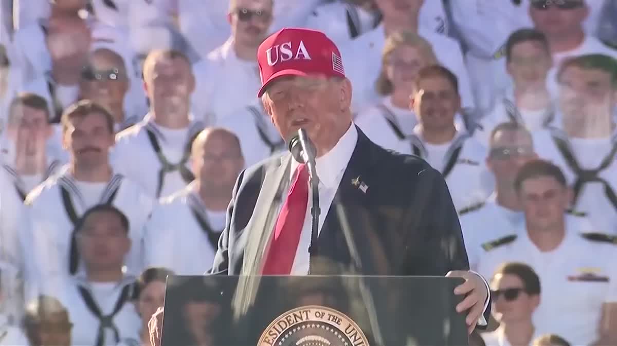 Holy Dementia! The Old Fool Tells The Navy He Was President In 2016