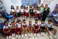 Entrega Ana Paty Peralta más de 28 mil tenis escolares