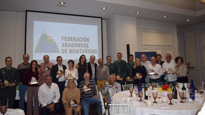 Los premios de la XXIX Cena de la Montaña muestran que "en Aragón el montañismo está muy vivo y es referente nacional"