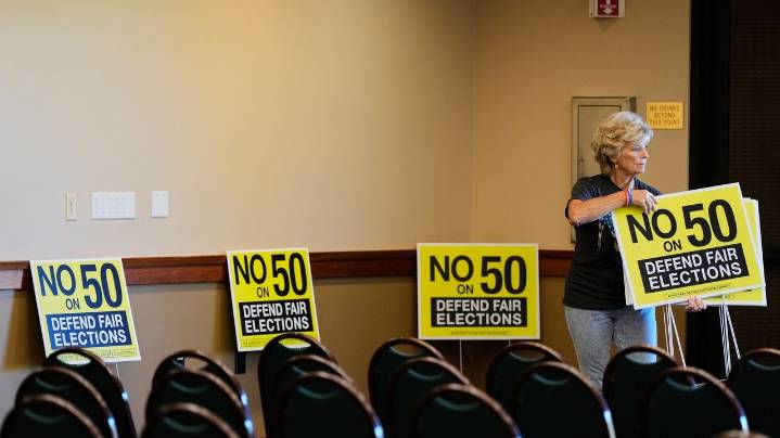 In a California GOP stronghold, voters are not happy with Newsom's plan to help Democrats