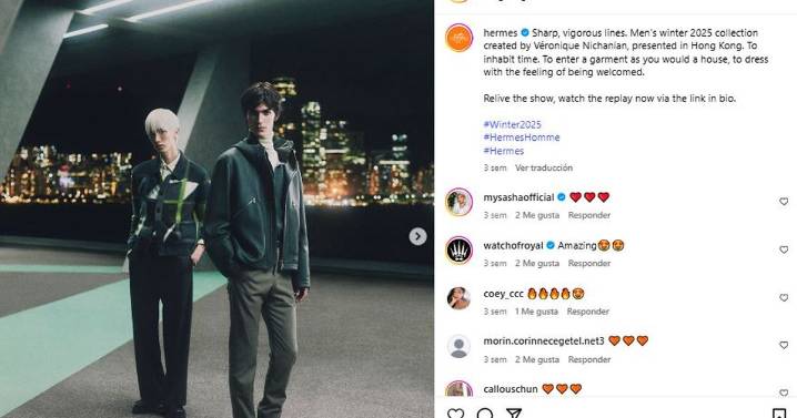 Directora creativa de línea masculina de Hermès deja la firma