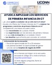 AYUDE A IMPULSAR LOS SERVICIOS DE PRIMERA INFANCIA EN CT