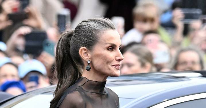 Queen Letizia Does Sheer Dressing the Royal Way