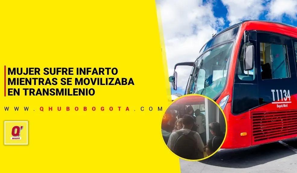 Mujer sufre infarto mientras se movilizaba en TransMilenio - Noticias de Bogotá y Cundinamarca