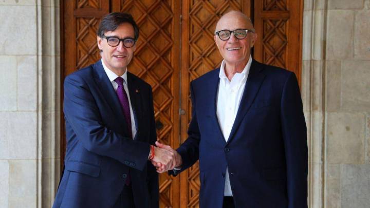Illa y Oliu celebran la victoria del Sabadell en la OPA con una reunión en la Generalitat