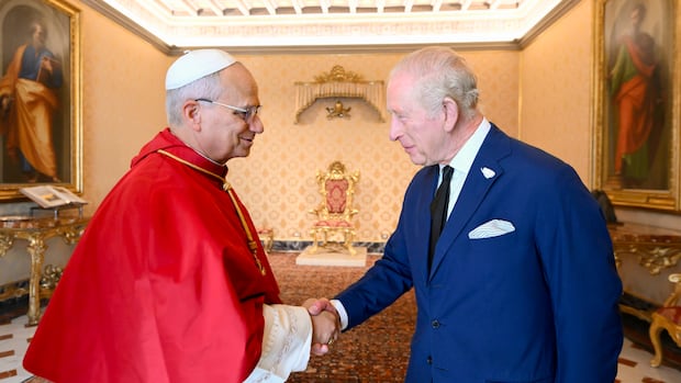 King Charles becomes the first British royal to pray with pope in nearly 500 years