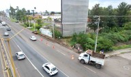 Inicia Secretaría de Obras Públicas Construcción de Banquetas y Guarniciones en el Boulevard a Zacatecas