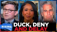 Mike Johnson ducks Epstein files questions, refuses to swear in Grijalva 