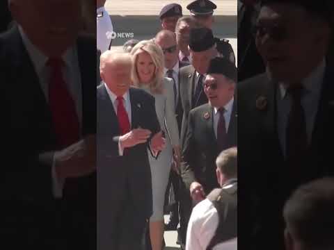 Trump Dances With Performers Upon Arrival In Malaysia