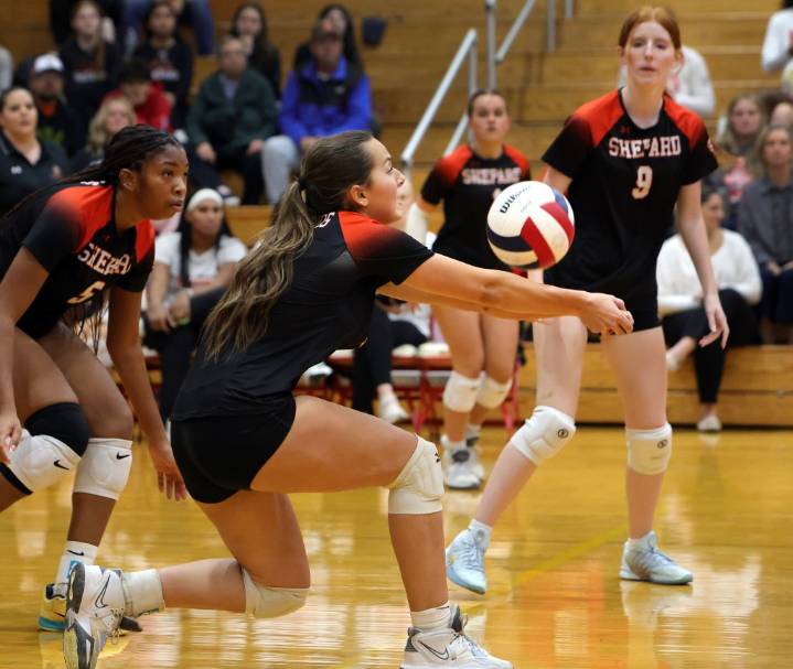Volleyball: Olivia Wal leads Shepard past Oak Lawn