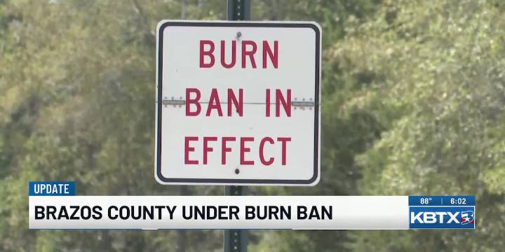 Drought leads Brazos County into burn ban