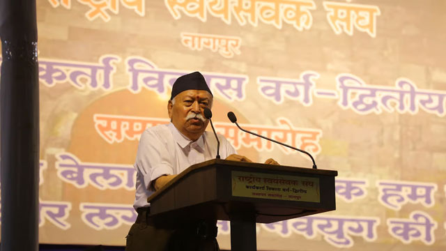 Mohan Bhagwat urges self-reliance, unity; warns against violent uprisings and ‘Us vs Them’ mentality