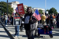 Voting Rights Act supporters rally outside Supreme Court as justices hear Louisiana case