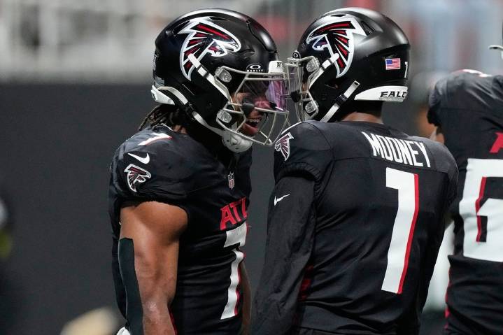 Wide receiver Darnell Mooney will miss Falcons’ game against Bills because of hamstring injury