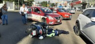 Taxi del Tule atropella a policía vial municipal de Oaxaca