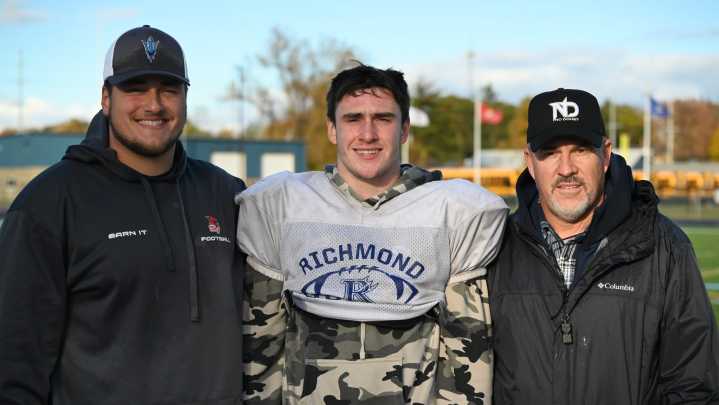 Richmond football rides family feel, literally, into playoffs