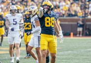 Michigan’s backup tight ends take advantage of opportunities vs. Washington