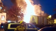 Around 100 firefighters tackle shop blaze in southeast London