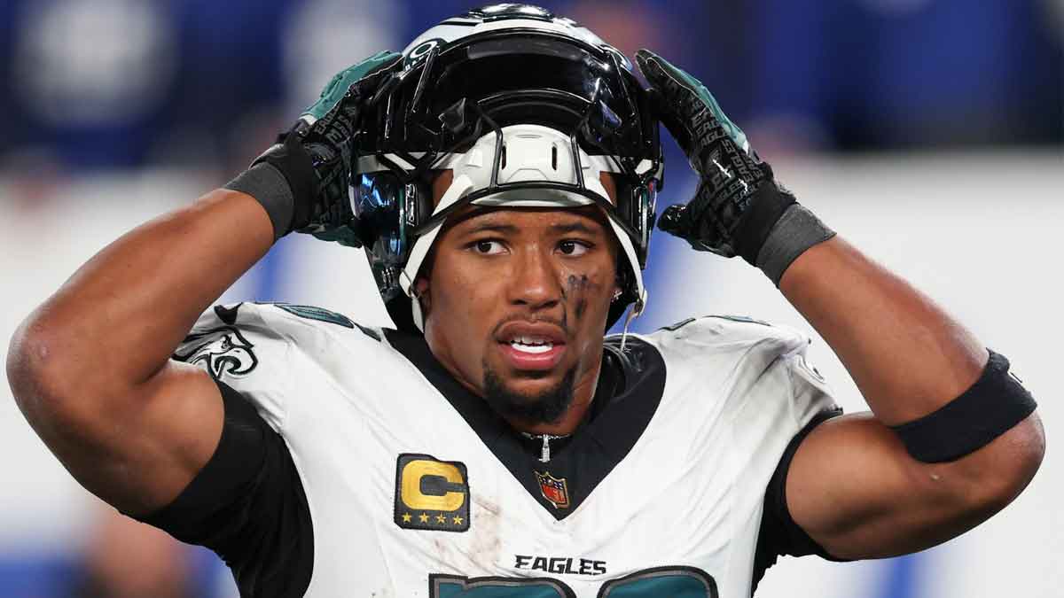 Eagles’ Saquon Barkley gives NSFW solution to offensive rut