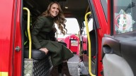 Kate Middleton jokes about driving with the 'sirens on' during fire service visit in Northern Ireland with Prince William