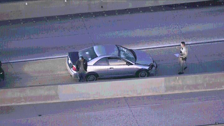 Morning delays after pedestrian killed on 110 Freeway in L.A.