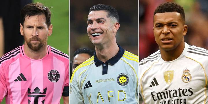 Cristiano Ronaldo, el futbolista mejor pago del 2025: qué lugar ocupa Lionel Messi y las nuevas figuras del fútbol