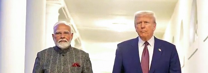 PM Modi speaks with President Trump, congratulates him on success of Gaza peace plan, two leaders review “good progress” in trade negotiations