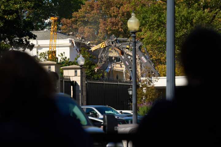 White House demolition is getting funded by tech bribes