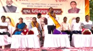 Kendrapara MP Baijayant Panda, Mahanga MLA Sarada Pradhan, lead mega BJP rally in Cuttack; lay foundation stones for projects