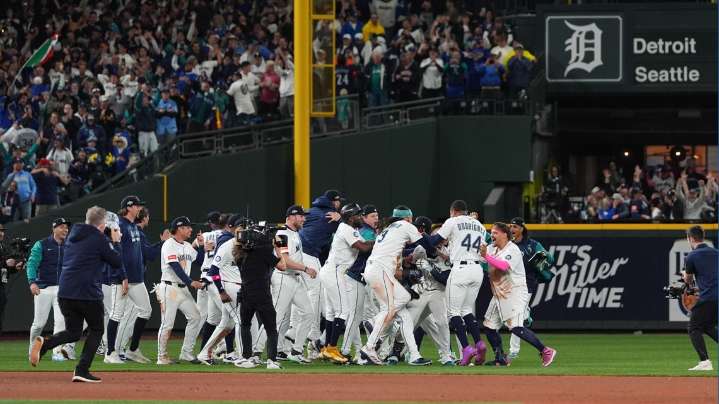 Mariners stay home to avoid fatigue after 15-inning win sets up ALCS battle with Blue Jays