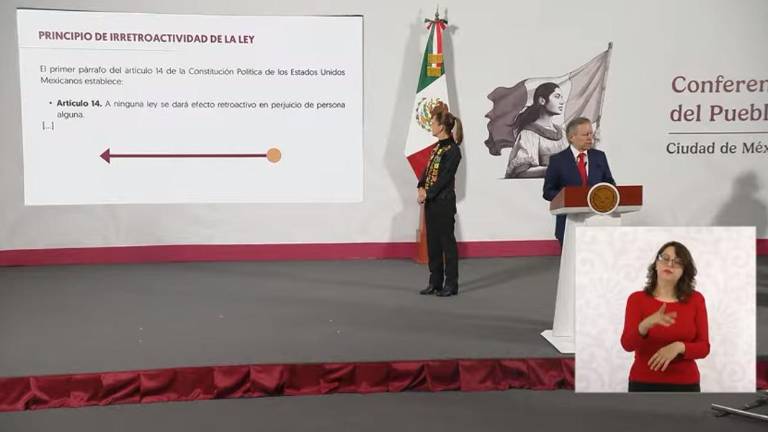 Zaldívar sugiere a legisladores que no se aplique la retroactividad en Ley de Amparo