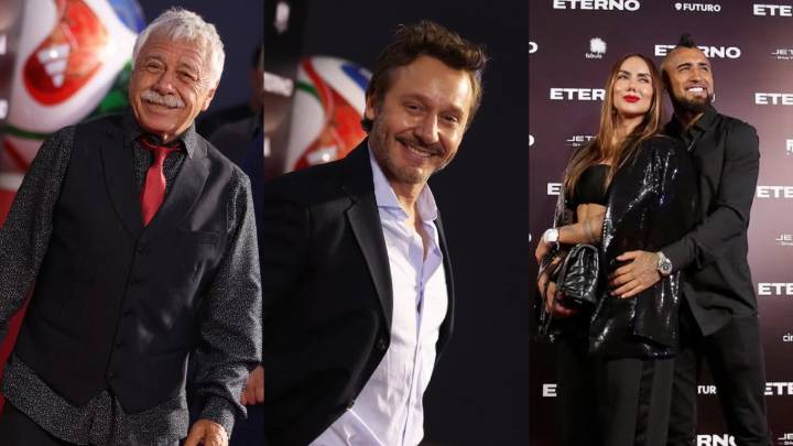 Celebridades y estrellas del pasado y presente de Colo Colo animaron el Avant Premiere de "Eterno"