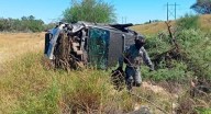 Volcadura deja una mujer sin vida y siete heridos en carretera a mina Nyco en Hermosillo