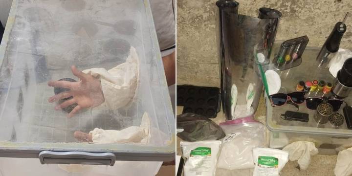 Hallaron un laboratorio de drogas oculto en una casa de Mataderos