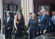 La Familia Real ya está en Asturias: primera parada, el concierto en el Auditorio