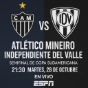 Atlético Mineiro vs. Independiente del Valle: Hora, canal y dónde ver EN VIVO la semifinal de Copa...