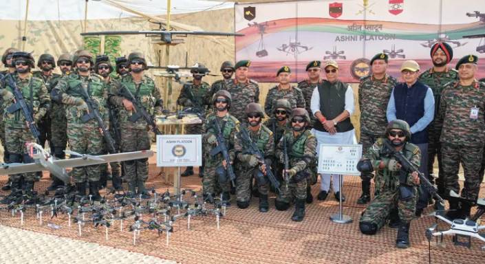From icy Siachen Rajastan deserts, soldiers displaying valour: Rajnath Singh