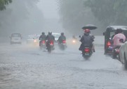 Heavy rain leads to massive traffic jam across Bhubaneswar