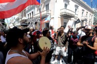Detienen a activista y surgen incidentes en protesta contra el Gobierno en Puerto Rico