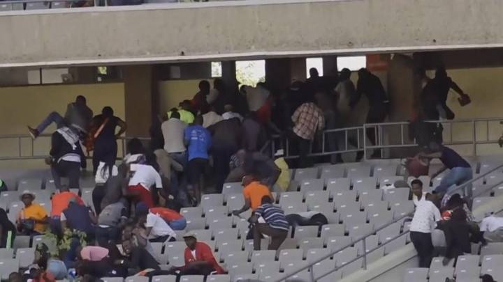 Imágenes de la estampida en Nairobi durante el homenaje a Raila Odinga