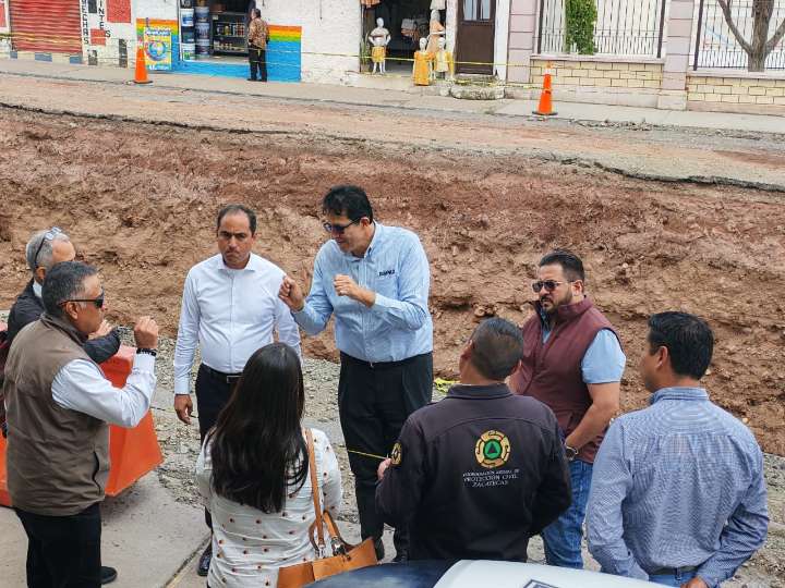 Comparten ficha técnica tercera etapa atención al hundimiento de la avenida García Salinas