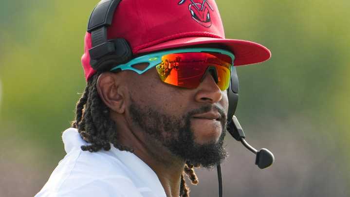 Delaware State coach DeSean Jackson on MEAC win, game vs. Michael Vick