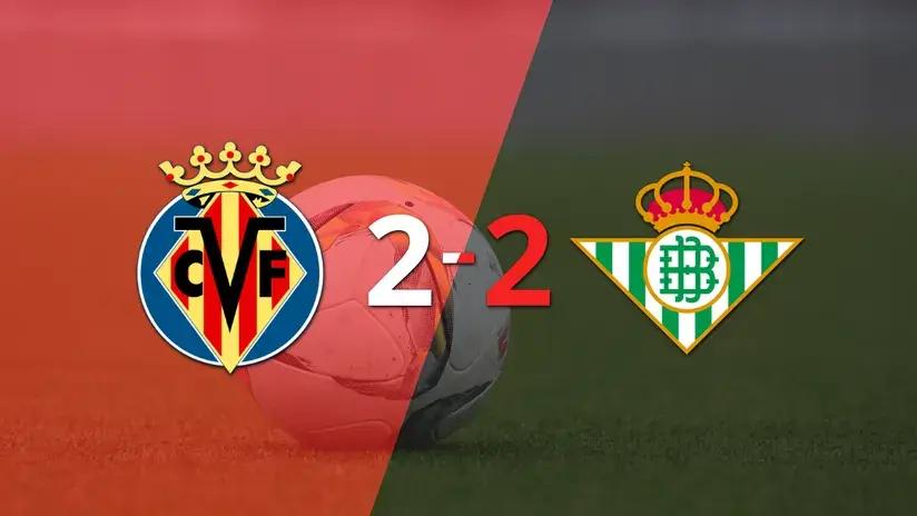 LaLiga EA Sports: Los dos goles de Antony no evitaron el empate entre Betis y Villarreal