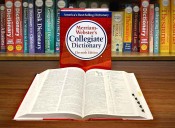 The new Merriam-Webster Collegiate is nearly 5 pounds of red