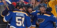 Kyrou, Snuggerud score to back Binnington in the Blues’ 3