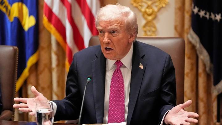 President Donald Trump drops the F-bomb before the cameras. It wasn't the first time